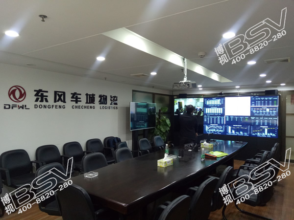 東風(fēng)車(chē)城物流-55寸液晶拼接屏